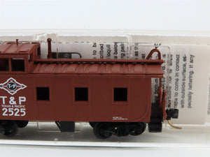 N Scale Micro-Trains MTL 100,010 T&P Texas & Pacific 36' Steel Caboose #2525