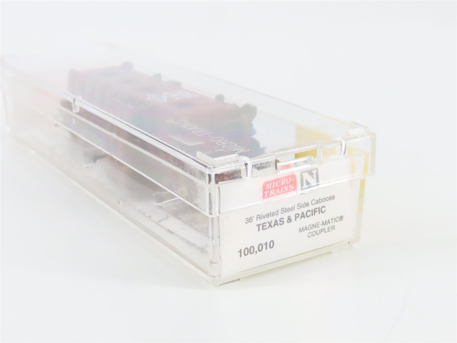 N Scale Micro-Trains MTL 100,010 T&P Texas & Pacific 36' Steel Caboose #2525