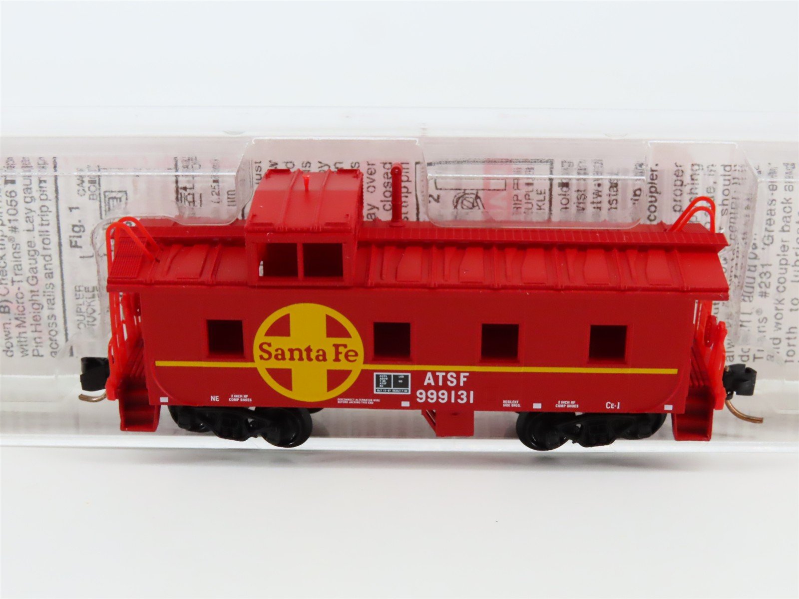 N Scale Micro-Trains MTL 100030 ATSF Santa Fe 36' Steel Caboose #999131
