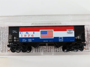 N Micro-Trains MTL 55430 C&I Cambria & Indiana Bicentennial 2-Bay Hopper #1976