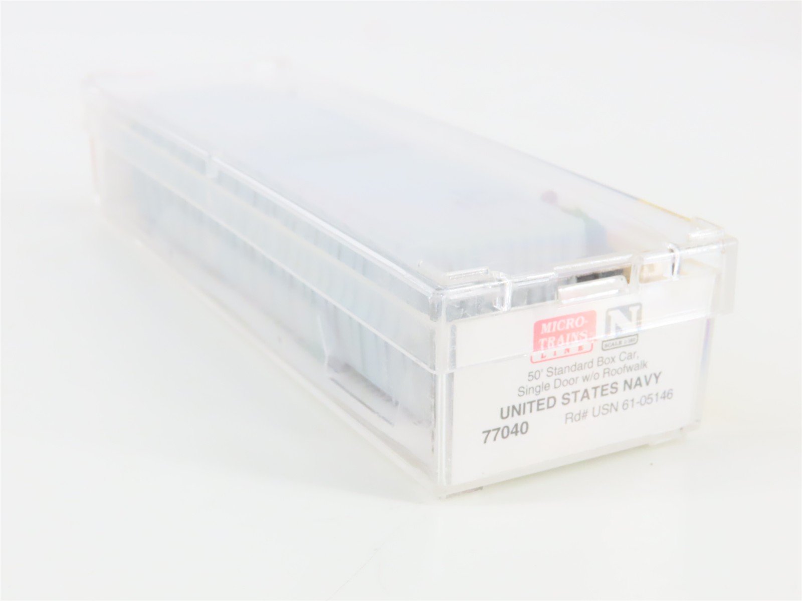 N Scale Micro-Trains MTL 77040 USN United States Navy 50' Boxcar #61-05146