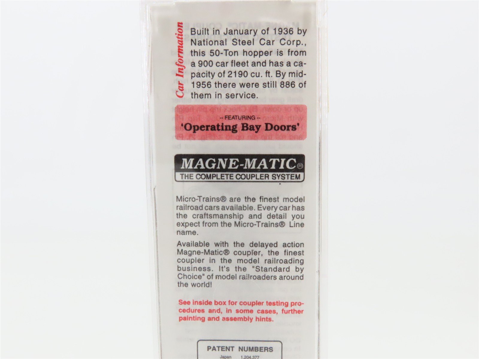 N Scale Micro-Trains MTL 55150 CP Canadian Pacific 2-Bay Open Hopper #354037