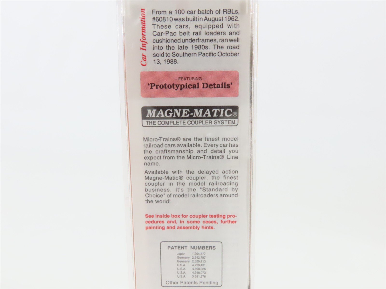 N Scale Micro-Trains MTL 32220 DRGW Rio Grande 50' Standard Boxcar #60810