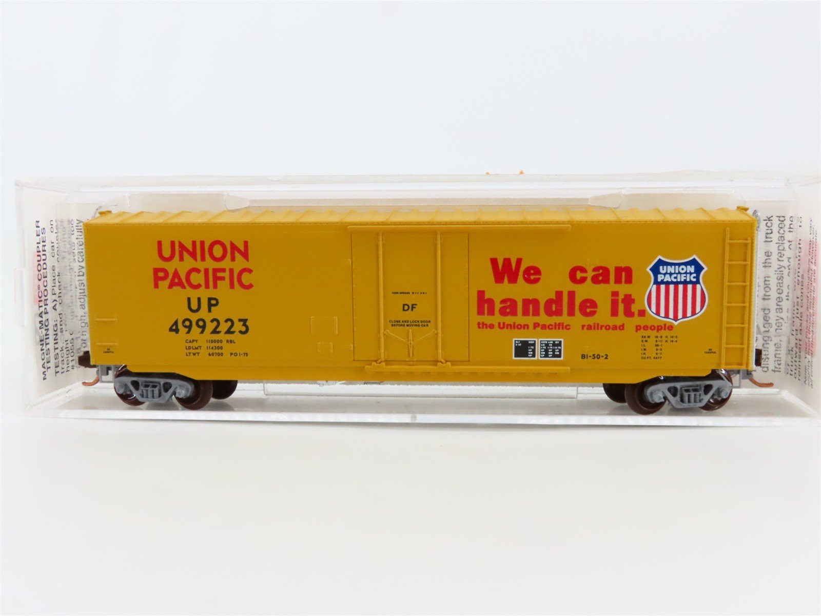 N Scale Micro-Trains MTL 36300 UP Union Pacific 50' Standard Boxcar #499223