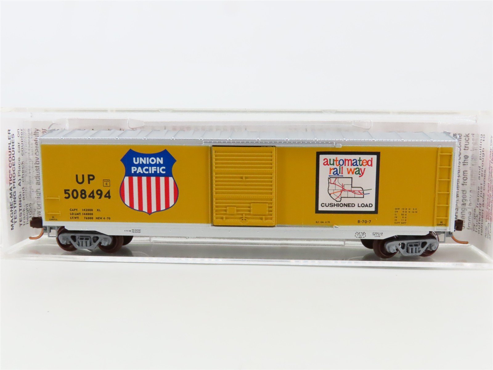 N Scale Micro-Trains MTL 77090 UP Union Pacific 50' Standard Boxcar #508494