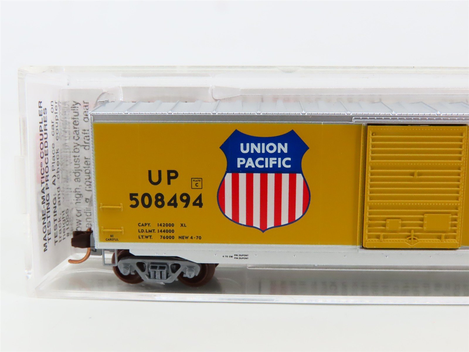 N Scale Micro-Trains MTL 77090 UP Union Pacific 50' Standard Boxcar #508494