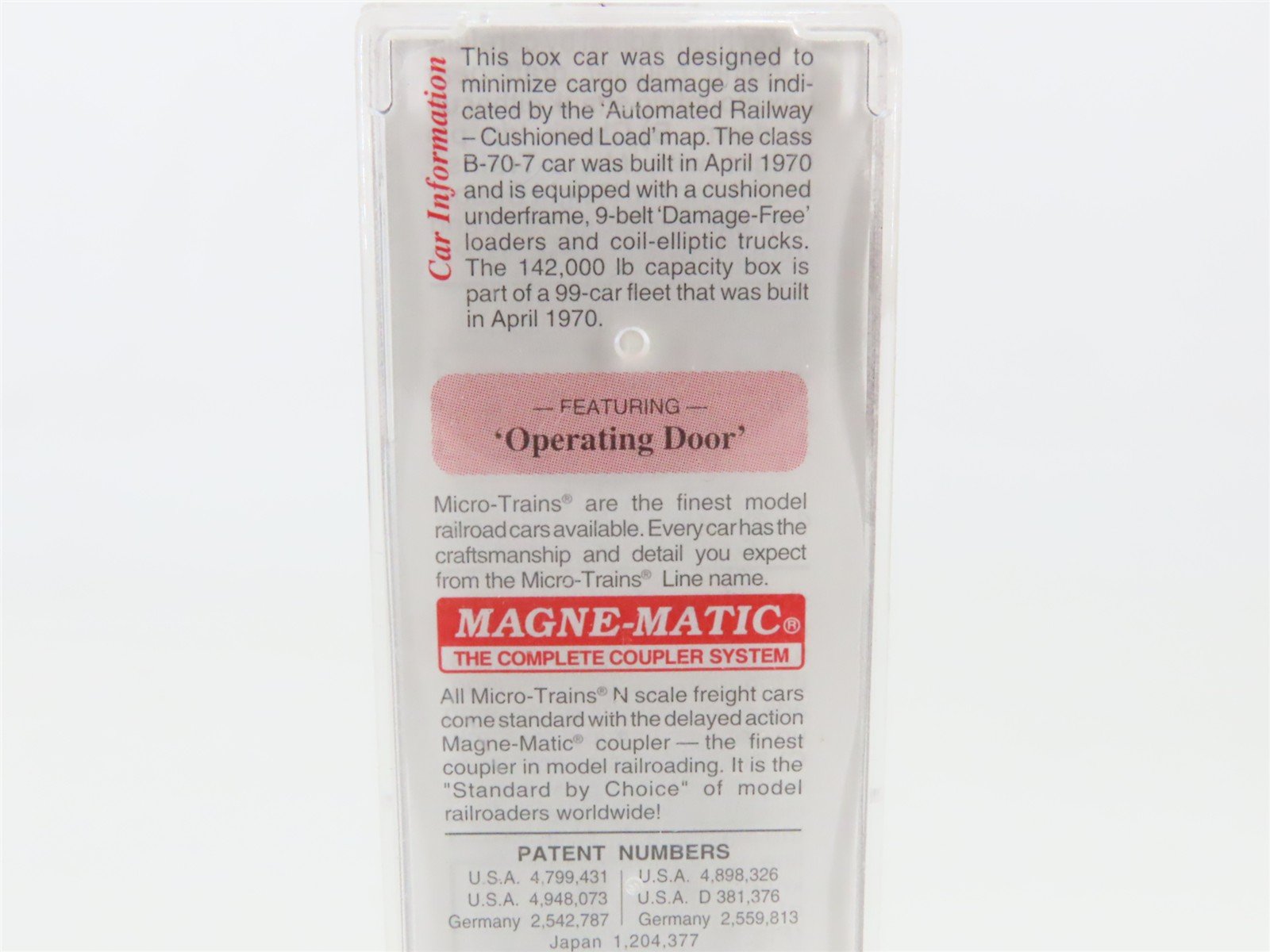 N Scale Micro-Trains MTL 77090 UP Union Pacific 50' Standard Boxcar #508494