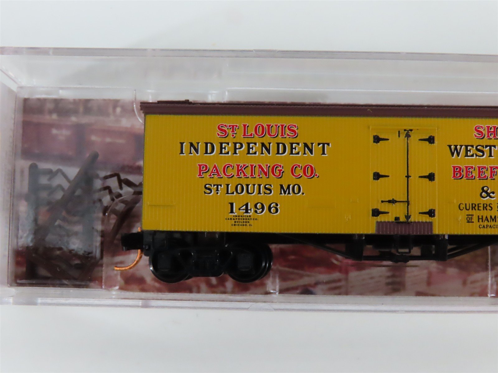 N Scale Micro-Trains MTL 05800120 SLIX St. Louis Independent 36' Reefer #1496