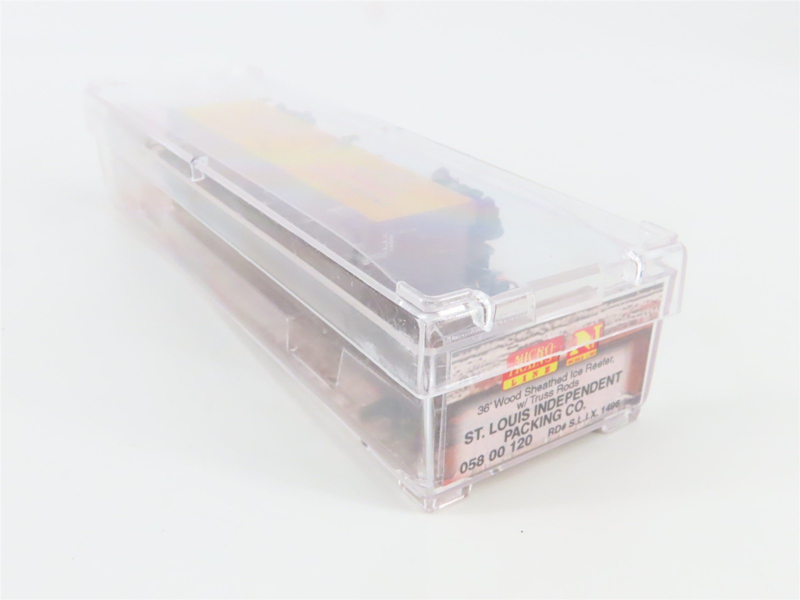 N Scale Micro-Trains MTL 05800120 SLIX St. Louis Independent 36' Reefer #1496