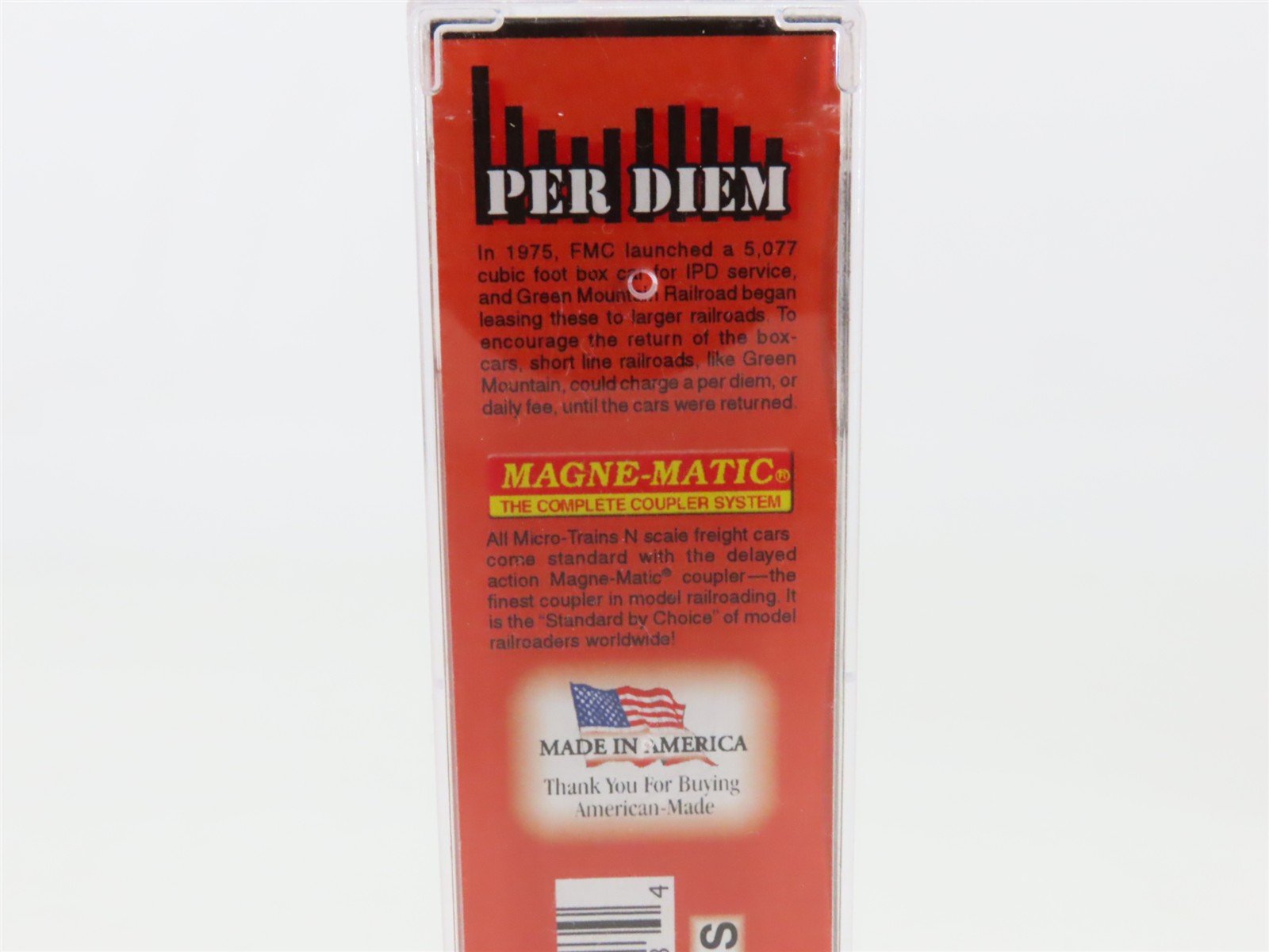 N Scale Micro-Trains MTL 02500960 GMRC Green Mountain 50' Boxcar #0629