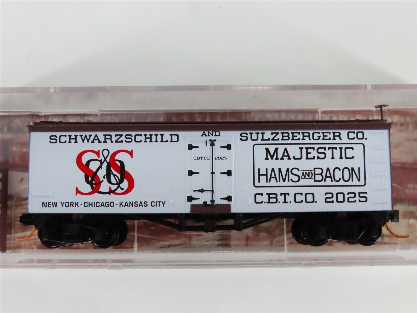 N Micro-Trains MTL 05800150 CBTC Schwarzchild & Silzberger Co. 36' Reefer #2025