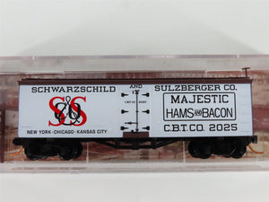 N Micro-Trains MTL 05800150 CBTC Schwarzchild & Silzberger Co. 36' Reefer #2025
