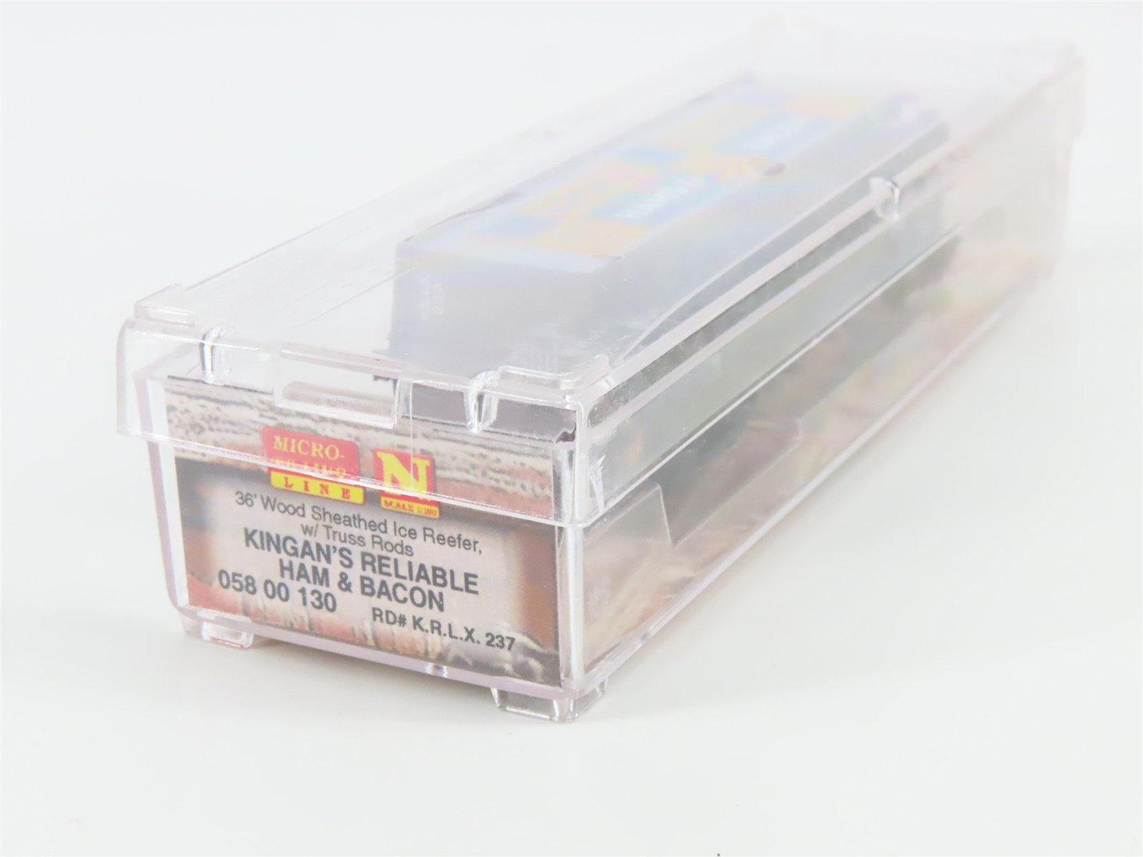 N Scale Micro-Trains MTL 05800130 KRLX Kingan's Ham & Bacon 36' Reefer #237