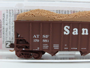 N Scale Micro-Trains MTL 10800120 ATSF Santa Fe 100-Ton 3-Bay Hopper #179551