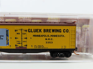 N Scale Micro-Trains MTL 04900660 NRC Gluek Brewing Co. 40' Reefer #3353