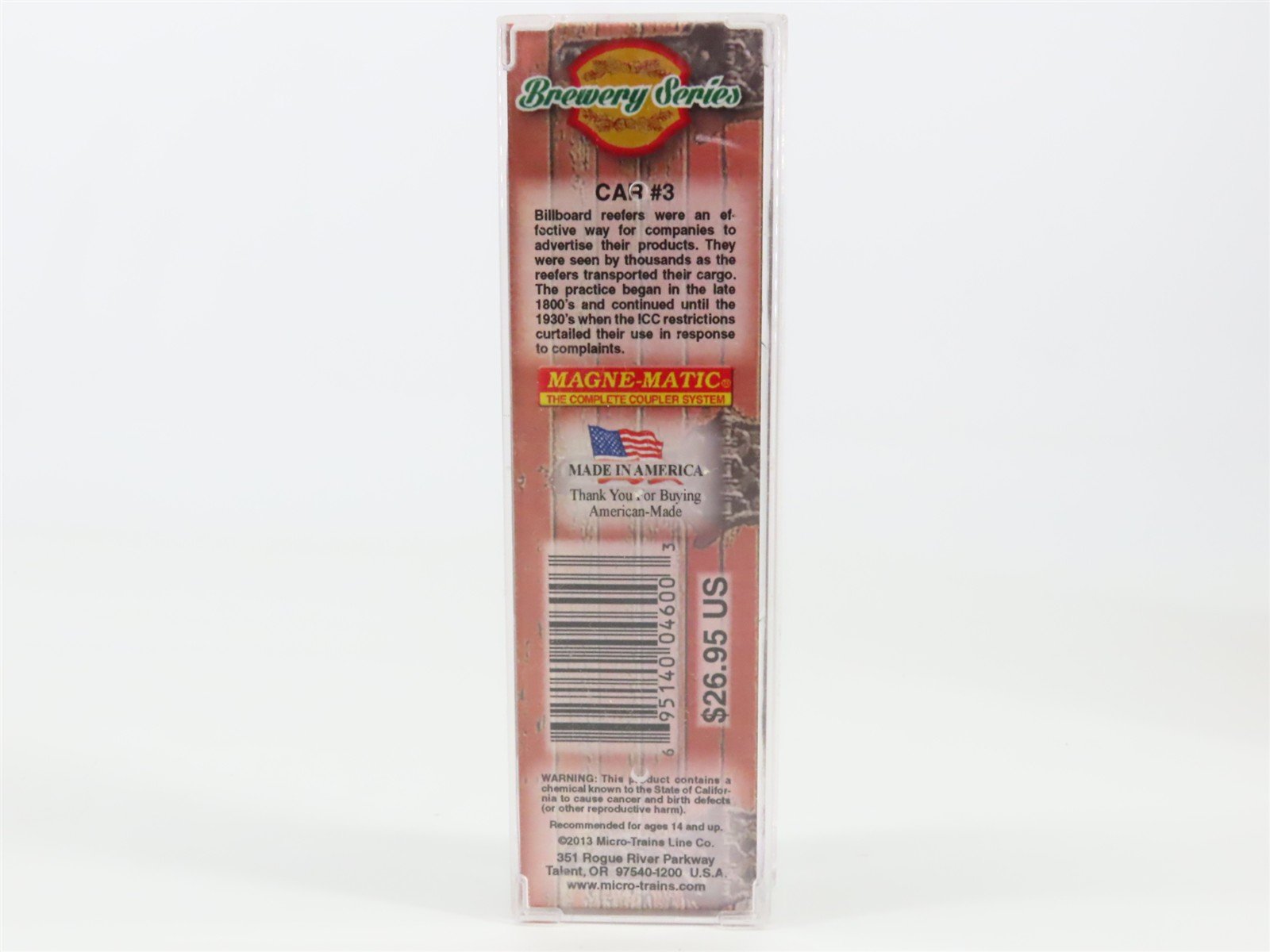 N Scale Micro-Trains MTL 04900660 NRC Gluek Brewing Co. 40' Reefer #3353