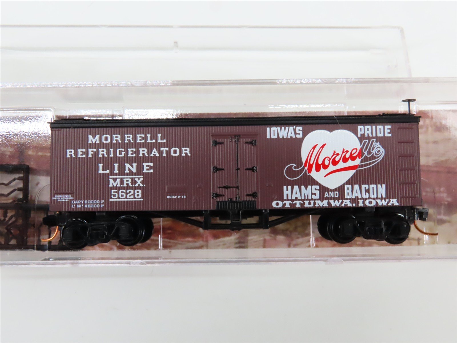 N Scale Micro-Trains MTL 05800110 MRX Morrell Refrigerator Line 36' Reefer #5628