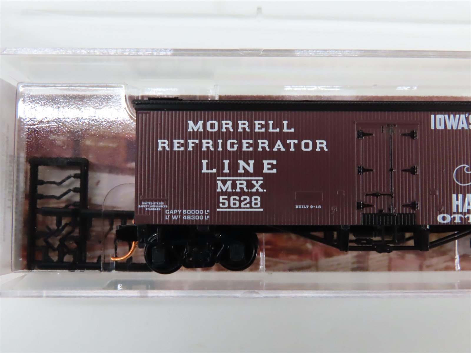 N Scale Micro-Trains MTL 05800110 MRX Morrell Refrigerator Line 36' Reefer #5628