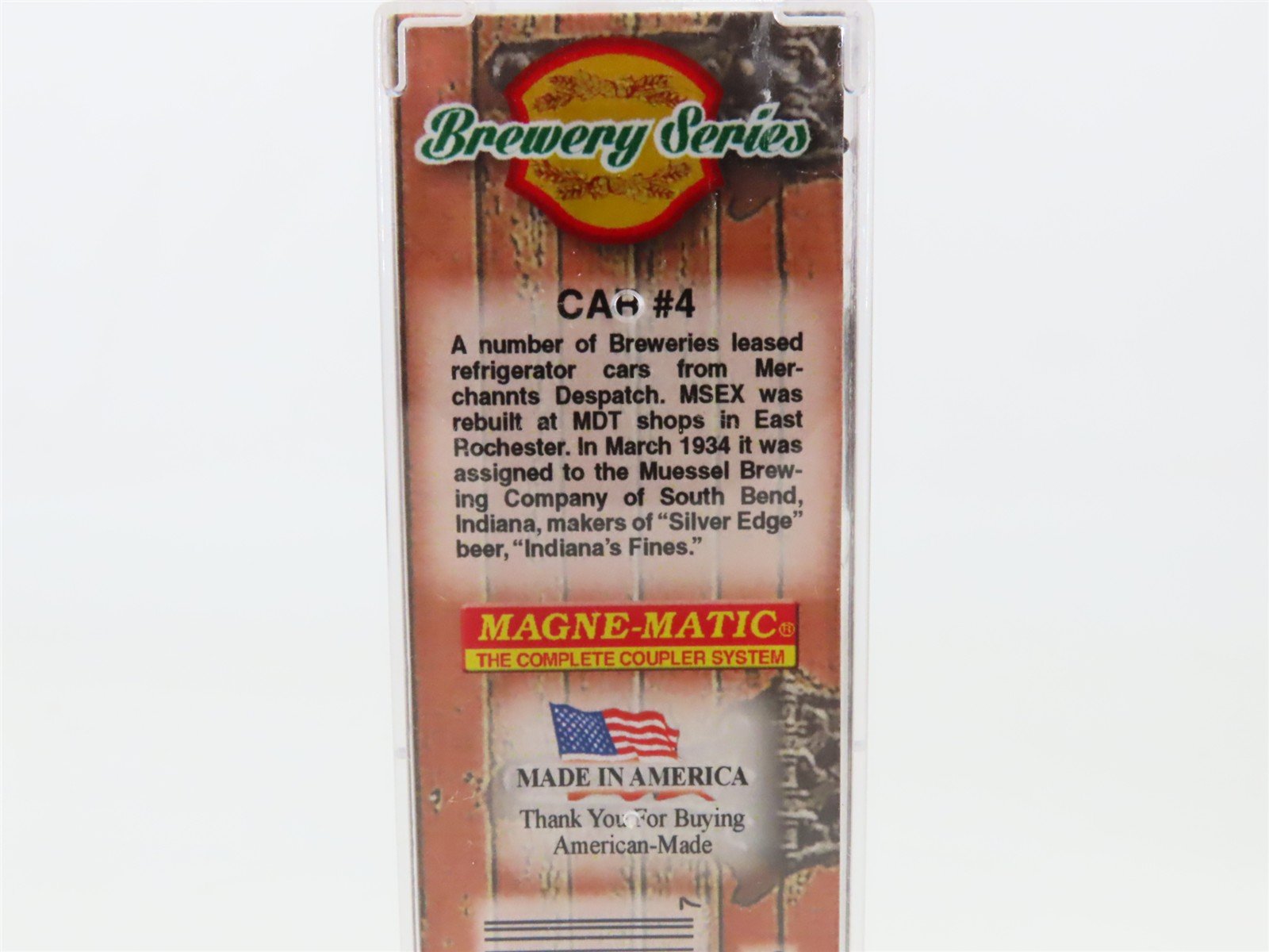 N Scale Micro-Trains MTL 04900670 MSEX Muessell Brewing Co. 40' Reefer #1002
