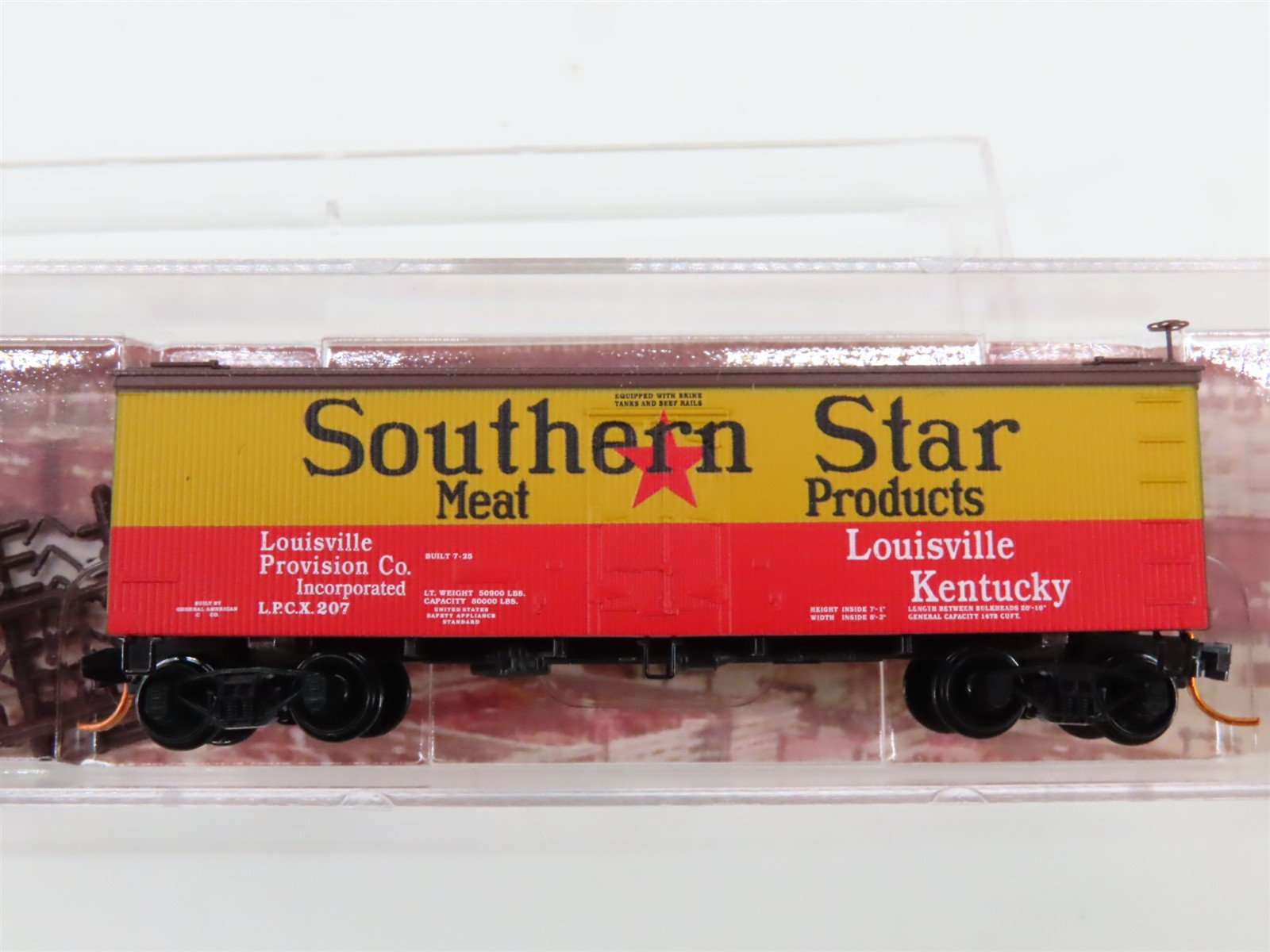 N Scale Micro-Trains MTL 05800526 LRCX Southern Star 36' Ice Reefer #207