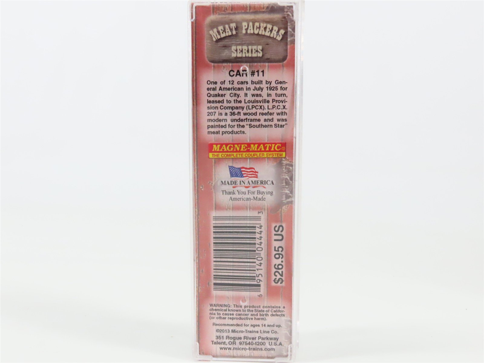 N Scale Micro-Trains MTL 05800526 LRCX Southern Star 36' Ice Reefer #207