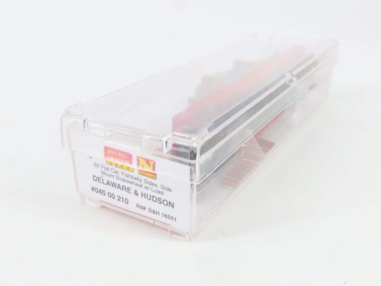 N Scale Micro-Trains MTL 04500210 D&H Delaware & Hudson 50' Flatcar #16501 wLoad