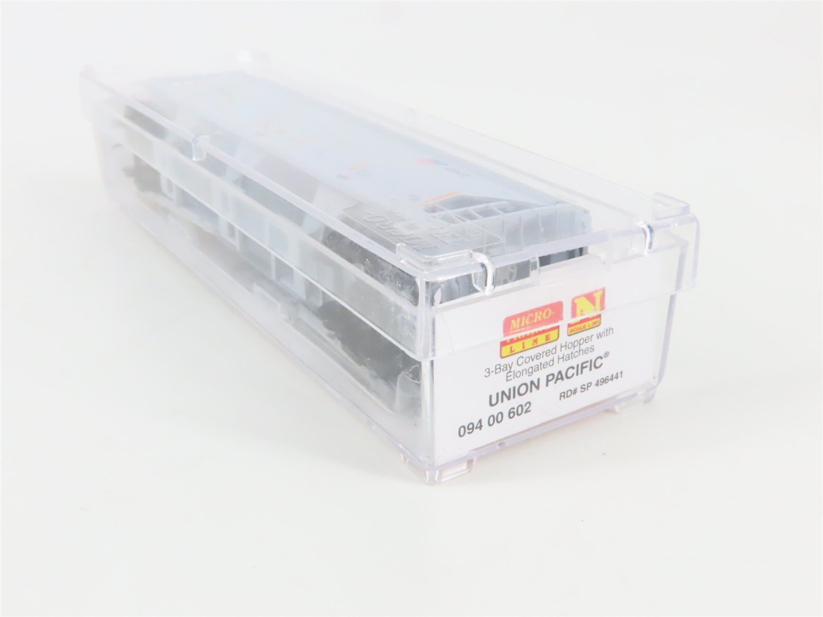 N Scale Micro-Trains MTL 09400602 SP Union Pacific 3-Bay Covered Hopper #496441