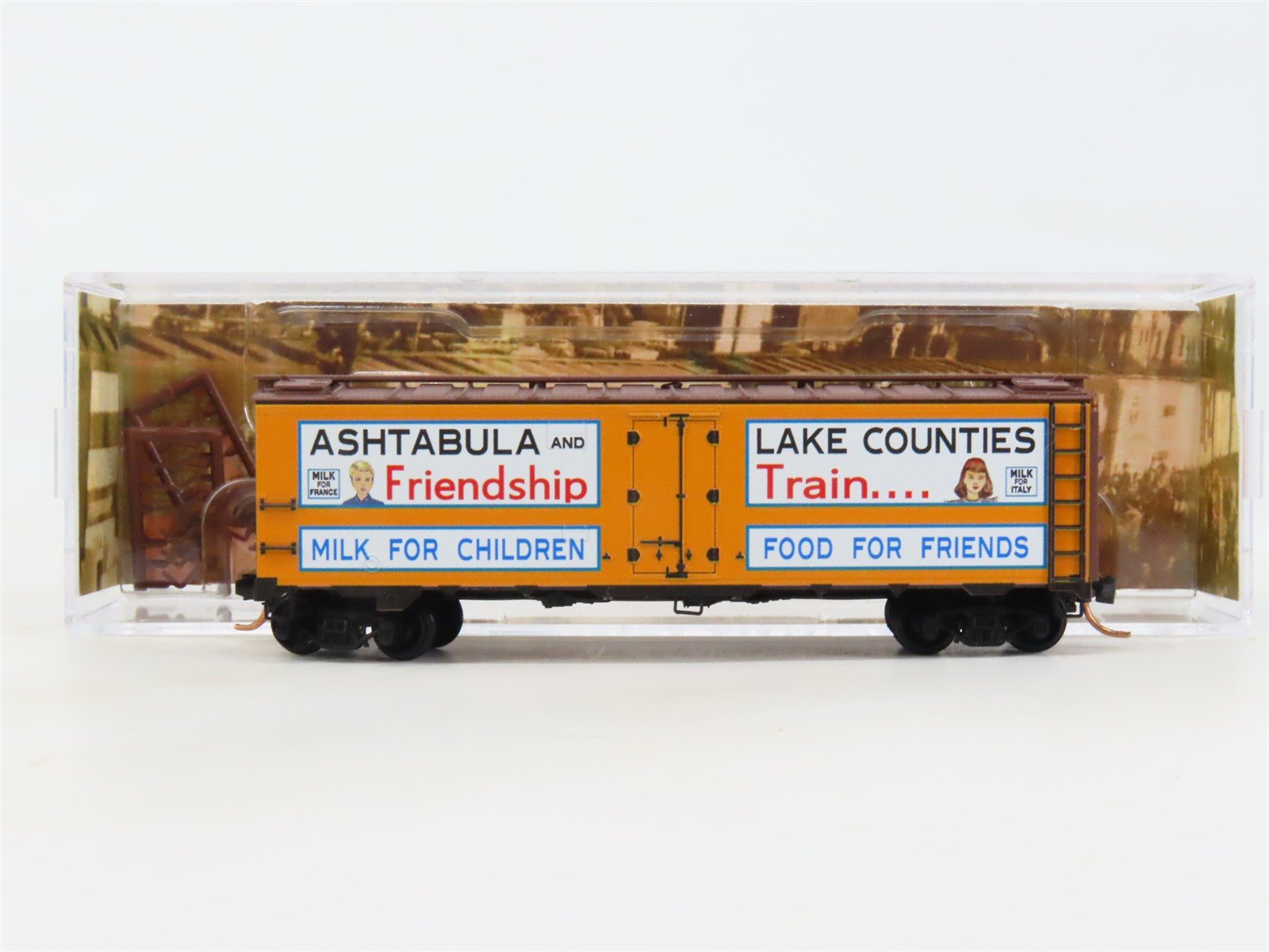 N Scale Micro-Trains MTL 05900576 PFE Ashtabula Friendship 40' Reefer #66370