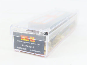N Scale Micro-Trains MTL 05900576 PFE Ashtabula Friendship 40' Reefer #66370