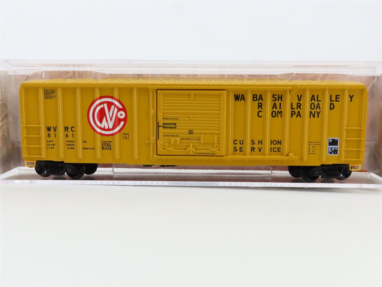 N Scale Micro-Trains MTL 02500910 WVRC Wabash Valley 50' Boxcar #8161