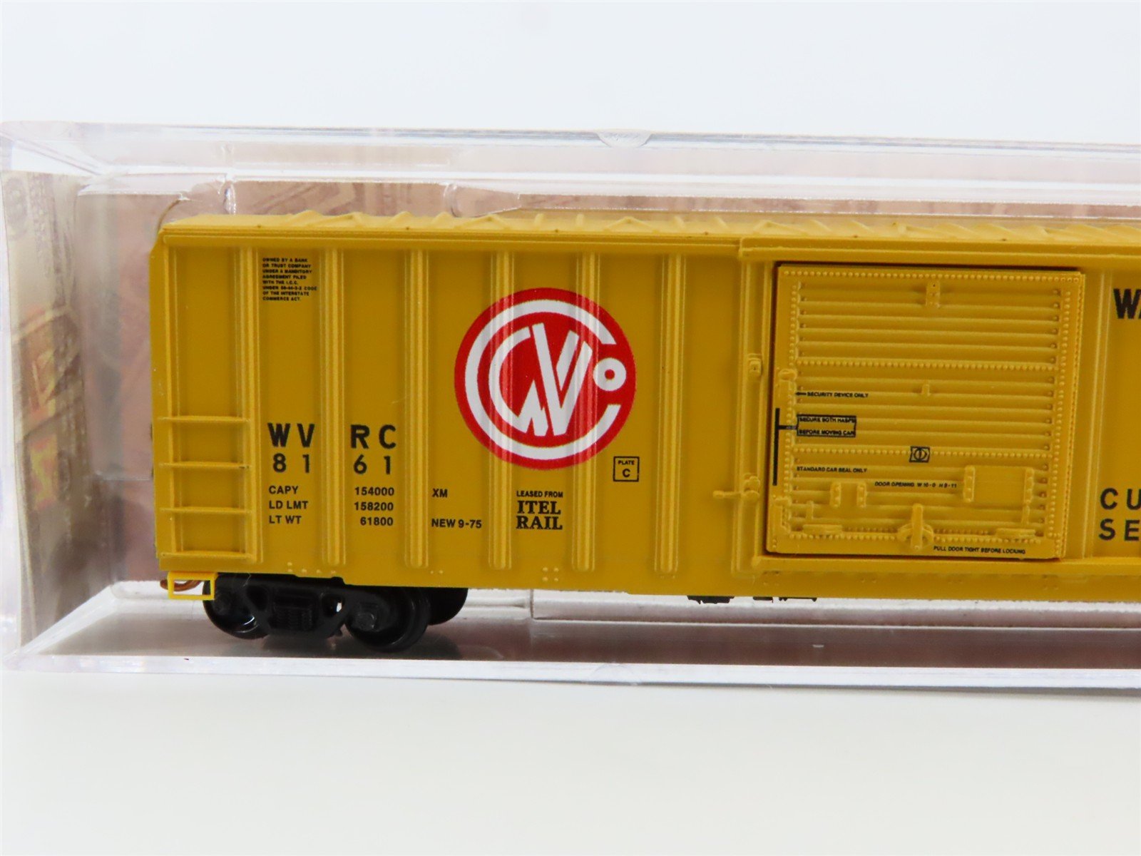 N Scale Micro-Trains MTL 02500910 WVRC Wabash Valley 50' Boxcar #8161