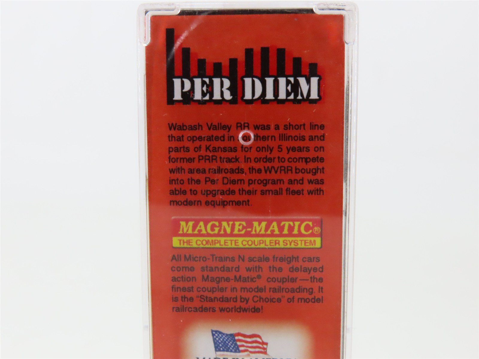 N Scale Micro-Trains MTL 02500910 WVRC Wabash Valley 50' Boxcar #8161