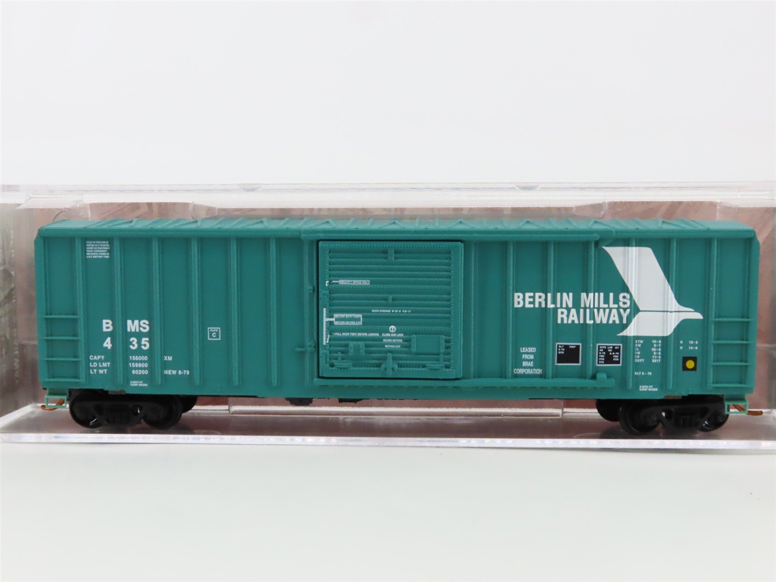 N Scale Micro-Trains MTL 02500930 Berlin Mills Railway 50' Boxcar #435