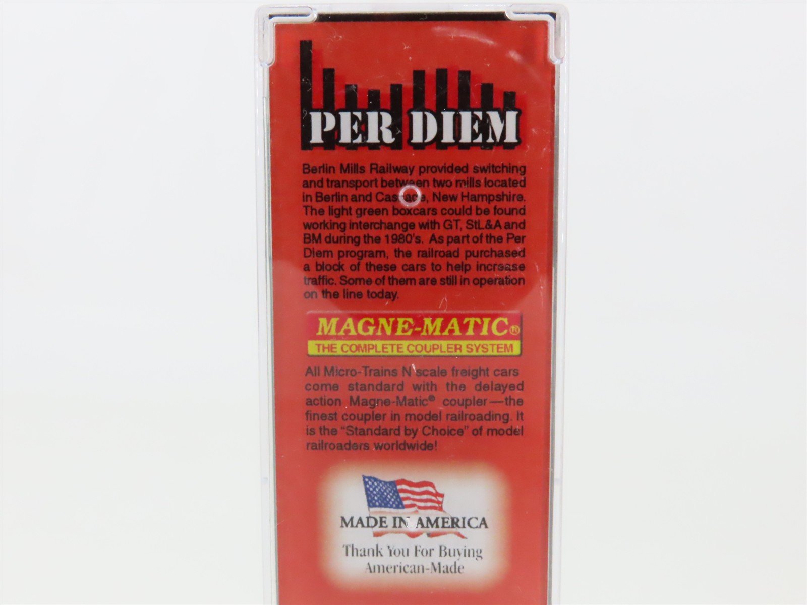 N Scale Micro-Trains MTL 02500930 Berlin Mills Railway 50' Boxcar #435