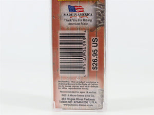 N Scale Micro-Trains MTL 04900640 DMRX Decker 40' Wood Reefer #2834