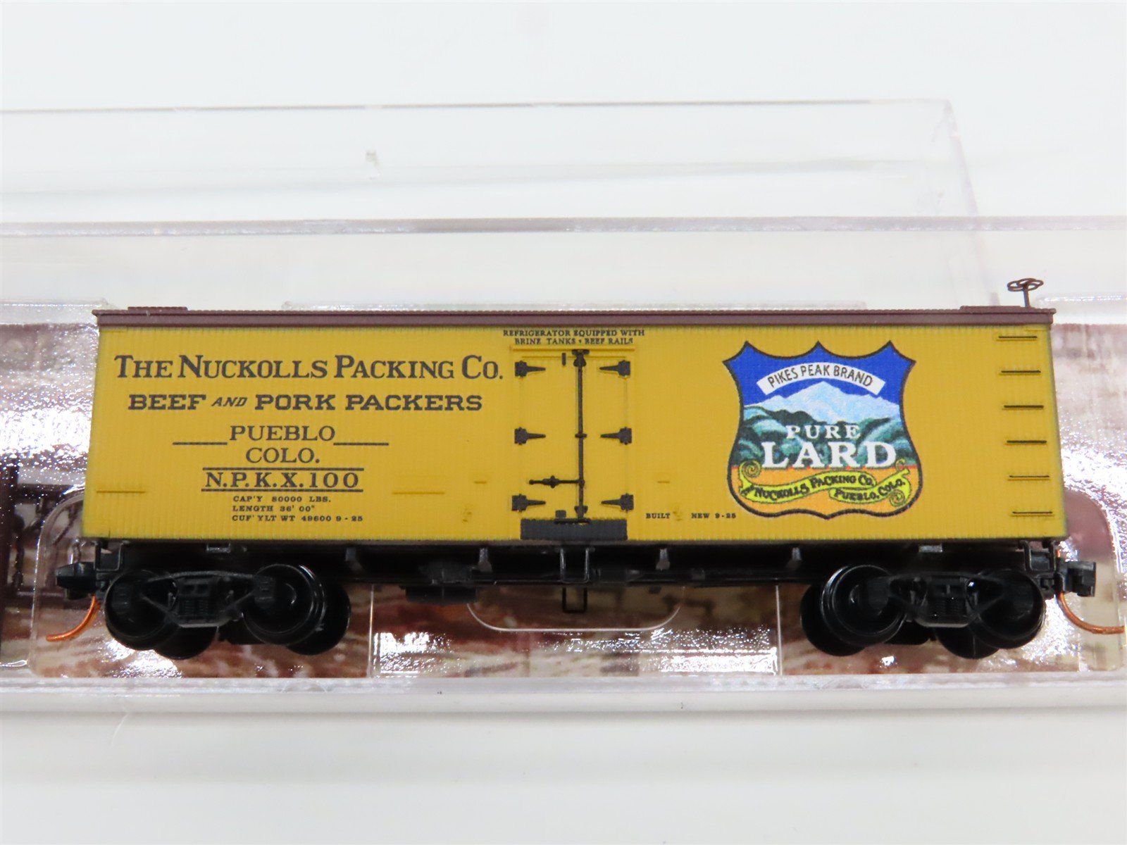 N Scale Micro-Trains MTL 05800536 NPKX Nuckoll's Packing 36' Wood Reefer #100