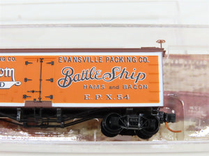 N Scale Micro-Trains MTL 05800140 EPX Evansville Packing Co. 36' Wood Reefer #54