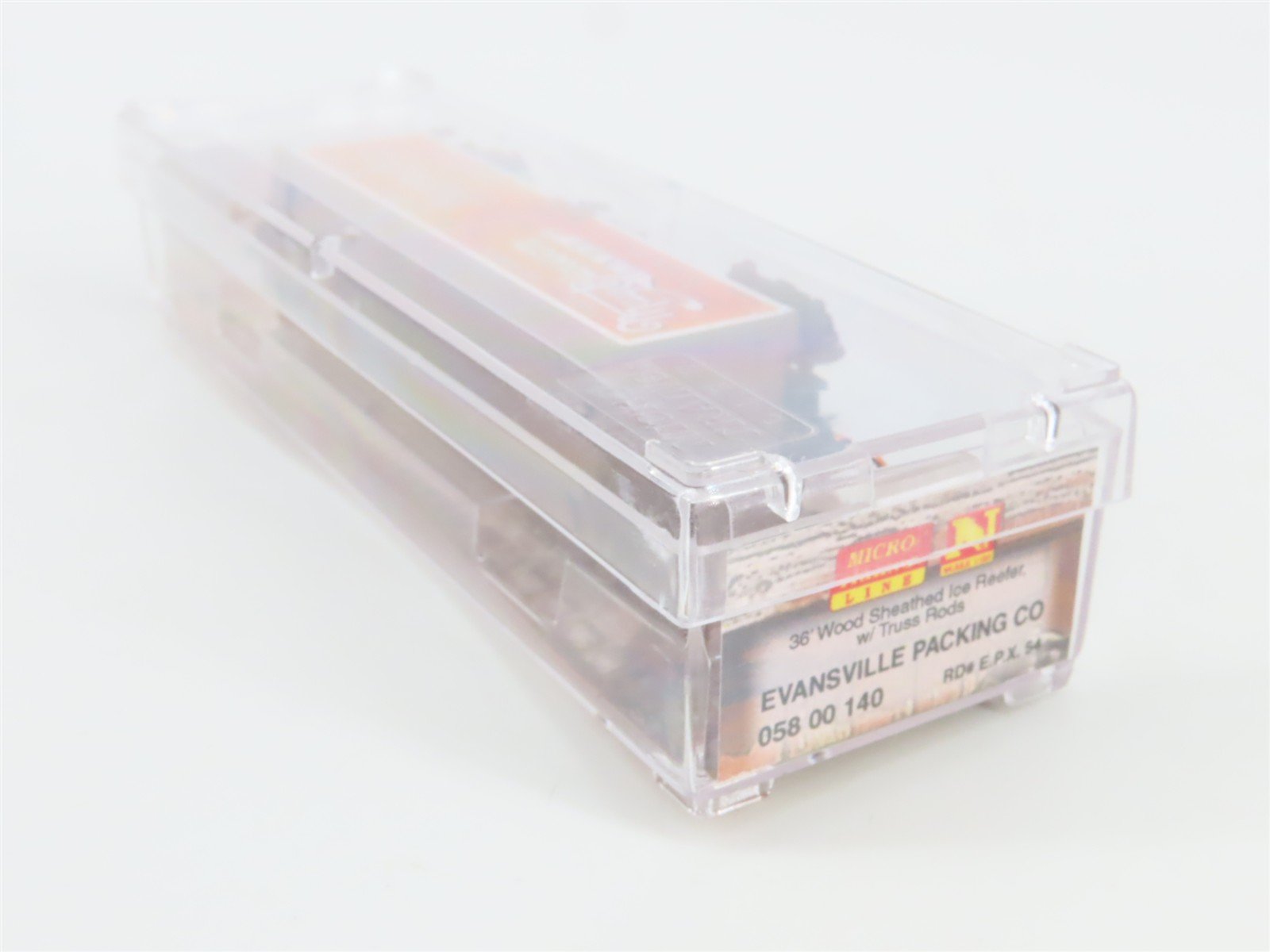 N Scale Micro-Trains MTL 05800140 EPX Evansville Packing Co. 36' Wood Reefer #54