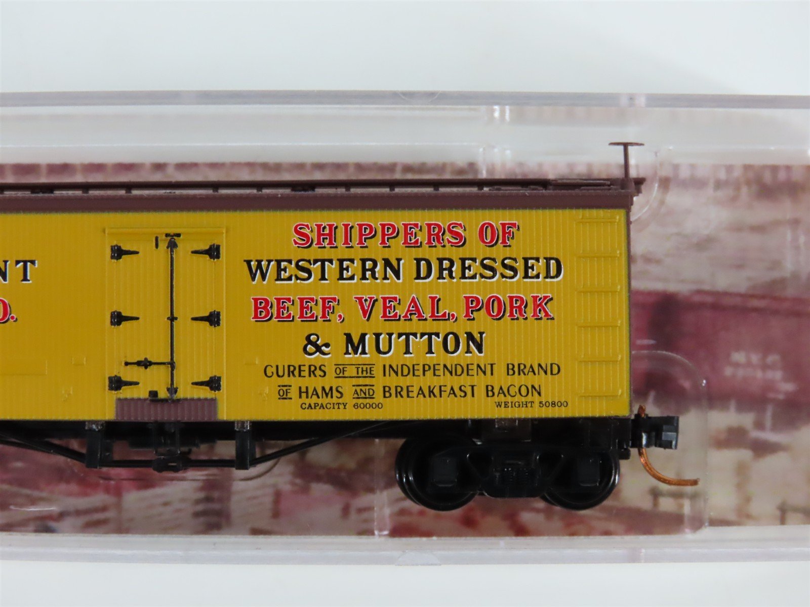N Micro-Trains MTL 05800120 SLIX St. Louis Independent 36' Wood Reefer #1496