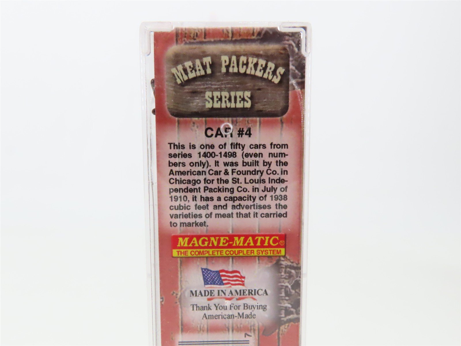 N Micro-Trains MTL 05800120 SLIX St. Louis Independent 36' Wood Reefer #1496