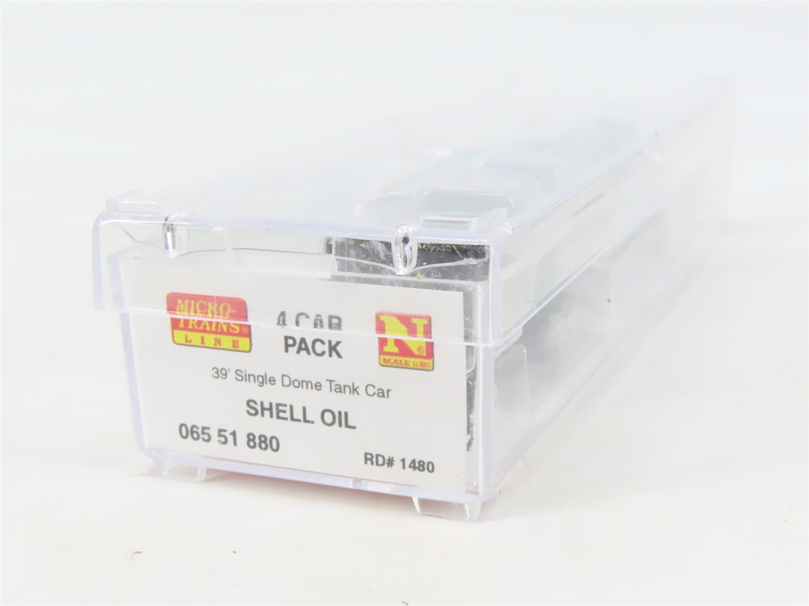 N Scale Micro-Trains MTL 06551880 SCCX Shell Oil 39' Single Dome Tankcar #1480