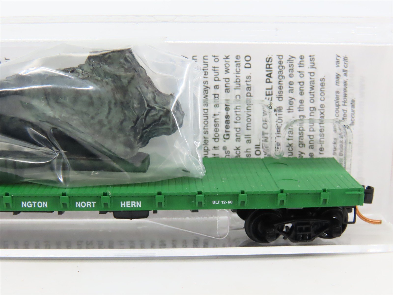 N Micro-Trains MTL 04400071 BN Burlington Northern 50' Flatcar #602639 wLoad