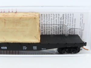 N Micro-Trains MTL 04500350 ACL Atlantic Coast Line 50' Flatcar #77409 wLoad