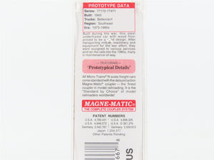 N Micro-Trains MTL 04500350 ACL Atlantic Coast Line 50' Flatcar #77409 wLoad