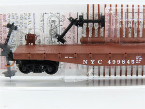 N Scale Micro-Trains MTL 04500040 NYC New York Central 50' Flatcar #499845