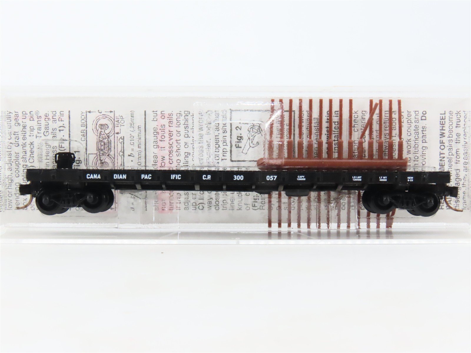 N Scale Micro-Trains MTL 44040 CP Canadian Pacific 50' Flatcar #300057