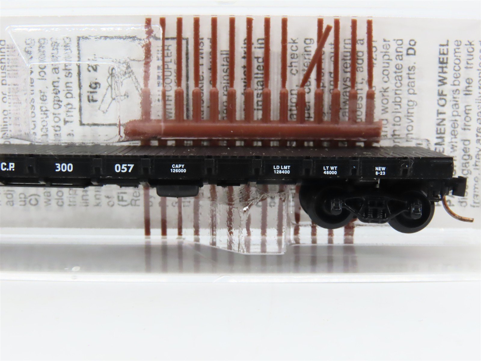 N Scale Micro-Trains MTL 44040 CP Canadian Pacific 50' Flatcar #300057