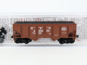 N Micro-Trains MTL 08500022 NYC New York Central 33' 2-Bay Open Hopper #850276