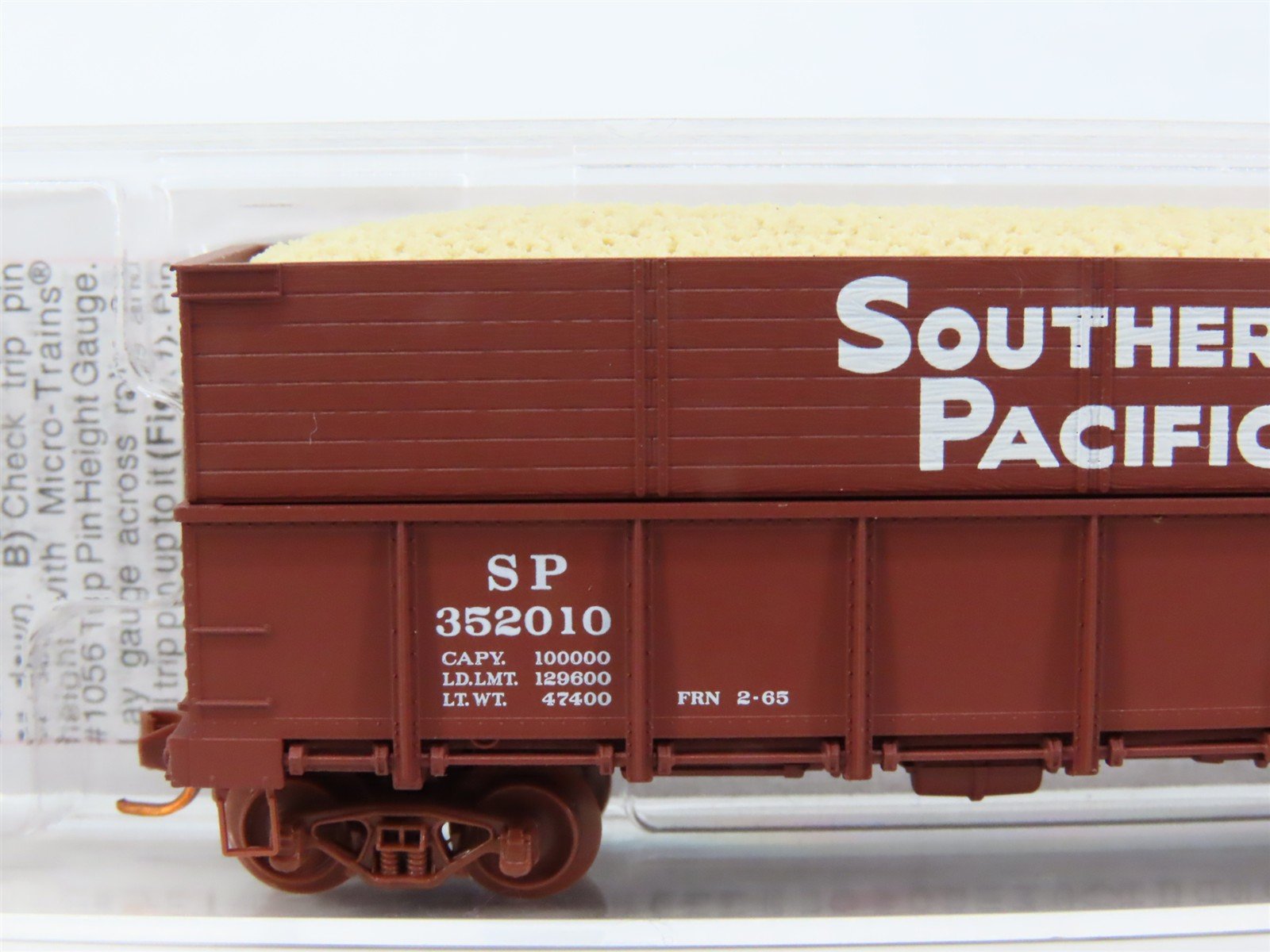 N Micro-Trains MTL 08400022 SP Southern Pacific 40' Drop Bottom Gondola #352010