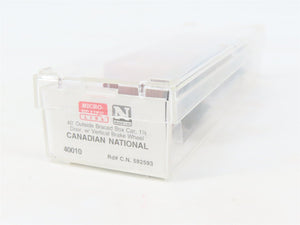 N Scale Micro-Trains MTL 40010 CN Canadian National 40' Braced Boxcar #582593